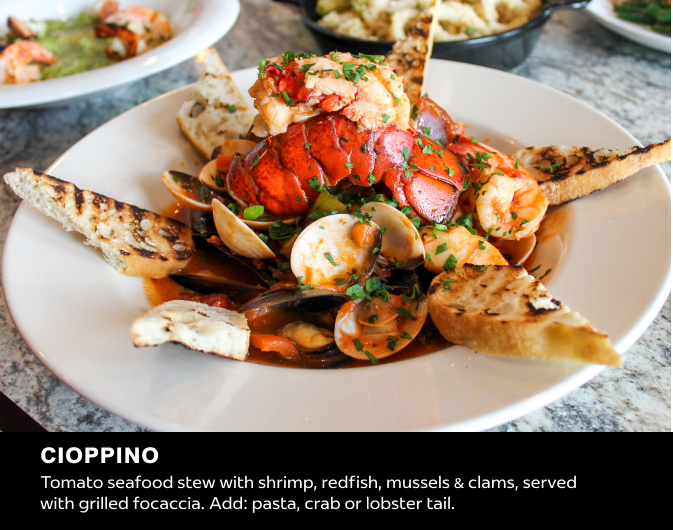 Mario's Seawall Italian Restaurant interior