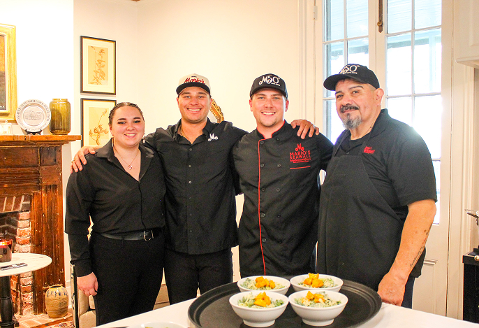 GRG catering team ready to serve at your event